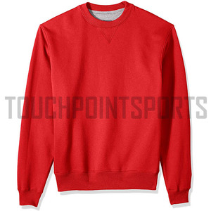 Vente en gros sweat-shirt col ras du cou personnalisé 100% coton sweat-shirt oversize blanc - Product Image 4