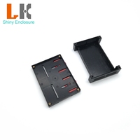 Boîtier plastique Abs pour Rail Din 125*90*40mm, boîtier de chantier de qualité supérieure