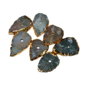 100% Velvet Jewelry Bag Customiz Fancy Jasper Long Drop Electroplated <b>Knob</b> | Buy Healing Agate <b>Knob</b> - Product Image 1