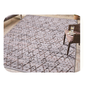 Calidad genuina diseño moderno Material patrón geométrico de algodón tejido hecho a mano antideslizante lavable alfombras a granel precio conjunto - Product Image 1