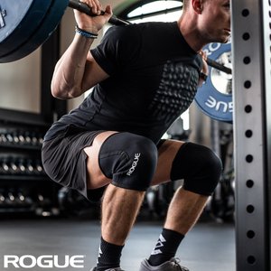 Genouillères de compression en coton tricoté personnalisées pour le crossfit, la course à pied et les sports - Product Image 5