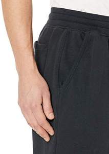 Pantalones de chándal negros personalizados para hombre, pantalones largos holgados de 100% algodón para correr, estilo callejero, ropa informal - Product Image 3