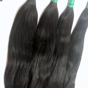 Cabello Humano Remy Virgen Premium 100% Natural Sin Procesar a Granel para Extensiones Grado 7A y 8A Longitudes de 20\", 28\" y 30\" Liso - Product Image 3