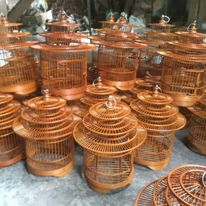 กรงไม้ไผ่ธรรมชาติคุณภาพสูงสำหรับนก,กรงนกไม้ไผ่ Ecofriendly,กรงนก,กรงนกขายส่งจากเวียดนาม - Product Image 5