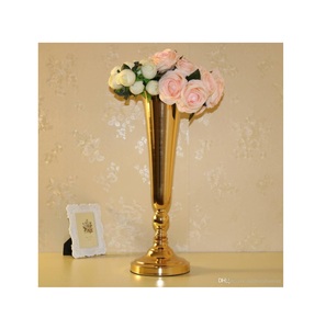 Wedding Props Flower Road Lead Iron Flower <b>Vase</b> <b>Stand</b> Wedding Table Centerpieces Decoration Event Party Stage Decoration - Product Image 6