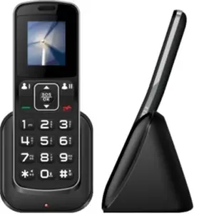 Telefone sem fio gsm sim e cartão sim duplo, telefone sem fio