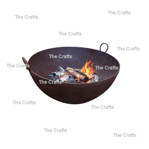 Fabulous Design <b>Fire</b> <b>Pit</b> In Copper <b>Fire</b> <b>Pit</b> Bowl With Designer Iron Stand And Mesh Wire Cover At Best Prices - Product Image 4