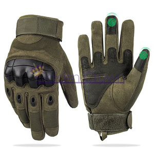 Gants de sécurité à doigts complets pour le paintball, la chasse, le tir, l'équitation, le fitness, la randonnée, en coton/métallique, écologiques et respirants - Product Image 1