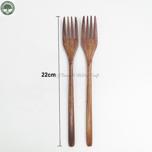 Juego de cubiertos de bambú reutilizables para decoración del hogar, juego de cubiertos de bambú para viaje, venta al por mayor - Product Image 2