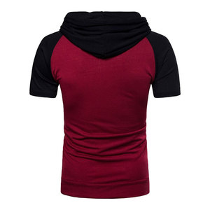 Nuevo Diseño Colorido, Sudaderas y Hoodies de Manga Corta para Hombre, 100% Algodón Tejido, Impresión Personalizada - Product Image 2