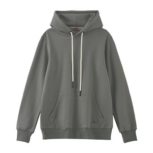 Cheap Premium Homme Men's 350 Gsm Heavyweight Mikina Drawstring Pullover Hoodie Breathable Sport Ribbed Hem Hanorac Sweat Shirt - Product Image 3