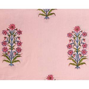 Tissu en coton vert trèfle bleu Lapis rose par la cour Quilt Indian Robe Tissu Vêtements pour femmes - Product Image 5