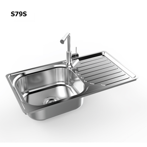 Évier pressé en acier inoxydable, meilleur choix de bol unique, Application de cuisine - Product Image 2