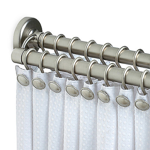 Carbon <b>Steel</b> Double Shower Brass <b>Curtain</b> <b>Pole</b> - Product Image 1