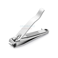 Cortauñas Individual de Acero Inoxidable de Nuevo Estilo para Uso en Dedos de Manos y Pies con Cuchillas Afiladas, Herramienta de Cuidado Personal