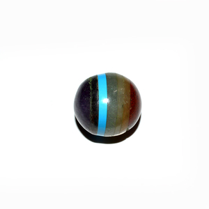 Bola de Cristal con Chakras para Decoración del Hogar, Tema de Mascota, 18-22mm, Colores Chakra - Product Image 1