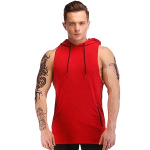 Nouveau style de débardeur à capuche pour homme, écologique, séchage rapide, respirant, design et logo personnalisés, haute qualité, prix de gros - Product Image 1