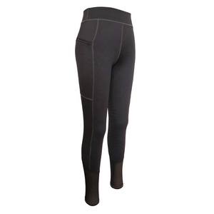 High Performance Luxury Horse Riding Silicone <b>Tights</b> Bottom Hot Selling Button Riding Breeches Silicone Horse Leggings - Product Image 1