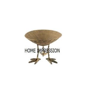 ชามผลไม้ทำจากทองเหลืองชุบทองสำหรับรับประทานอาหารดีไซน์เนอร์ชามใส่ผลไม้สำหรับสลัดและเซเว่น - Product Image 2