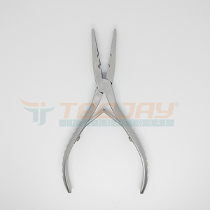 Bgtejay — pince à Extension de cheveux, 6 pouces, en acier inoxydable couleur argent, deux trous, nouvelle collection - Product Image 1