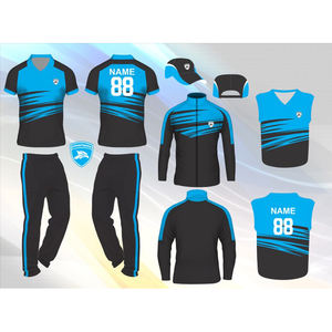 Meilleure vente impression par sublimation 100% polyester nouveau design maillot de cricket conception personnalisée - Product Image 1