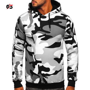 Sudadera con capucha de camuflaje para hombre, prenda deportiva masculina de manga larga con diseño multicolor, logotipo personalizado, servicio OEM, 100% de algodón, de alta calidad - Product Image 3