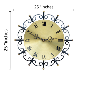 Best Traditional Antique Design Open Case Black and Golden <b>Vintage</b> Wall <b>Clock</b> From the House Largest Manufacture Company - Product Image 4