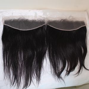 Encaje frontal transparente vietnamita de doble trama, encaje Frontal de oreja a oreja suizo con pelo de bebé, HD 13x4 13x6 - Product Image 2