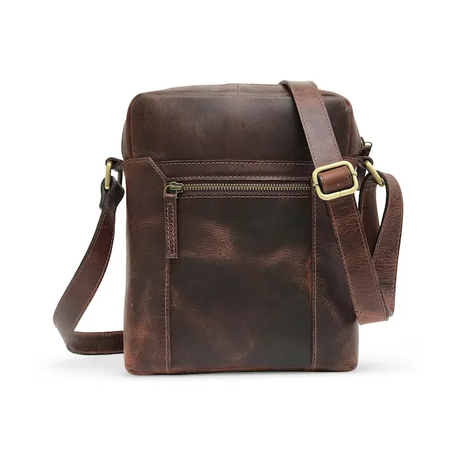 Hot Sale Large Capacity Cross-body High Quality Leather Messenger Bag Satchel Sling Shoulder Men Bags
