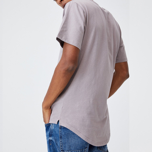 เสื้อยืด OEM ผลิตตามสั่ง ขายส่ง เสื้อยืดแขนสั้นสำหรับผู้ชาย ผ้าฝ้ายแท้/โพลีเอสเตอร์ และผ้าเนื้อนุ่มสบาย - Product Image 5