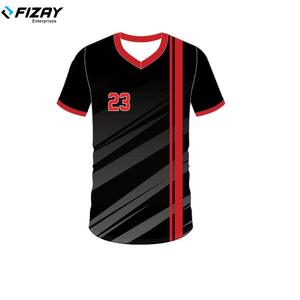 Fizay Enterprises เสื้อกีฬาครึ่งแขนเสื้อกีฬากางเกงเรียบง่ายใส่สบายเหมาะกับเบสบอลซอฟต์บอล - Product Image 2