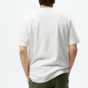 Classique hommes décontracté à manches courtes t-shirt 100% coton hommes t-shirt en gros marque privée salon et tous les jours mode imprimé t-shirt - Product Image 3