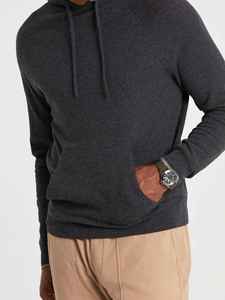 Fashion <b>Crop</b> <b>Top</b> Solid Color Hip Hop Fleece Pullover High End Hoodie Drawstring - Product Image 6