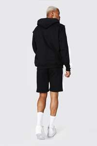 Chándal personalizado de dos piezas para hombre, ropa de playa, pantalones cortos, chándal, camiseta, conjunto corto de verano - Product Image 2