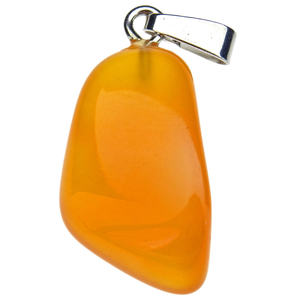 Colgante de piedra, cornalina amarilla, colgante curativo, Colgante de Piedra, cristal, piedras preciosas, collar de ágata, mayorista - Product Image 1