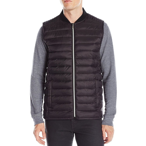 Veste d'hiver pour homme, col montant, imperméable, coupe-vent, fermeture éclair, décoration en dentelle, couleur personnalisée, logo - Service OEM, vente en gros - Product Image 6