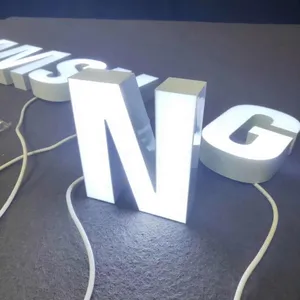 Sinais 3d retroiluminados led, 3d letras sinal iluminadas led 3d retroiluminadas sinais de negócios