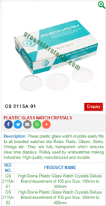 Plastic Glass <b>Watch</b> <b>Crystals</b> <b>Watch</b> Making Tools - <b>Watch</b> Tools - Product Image 2