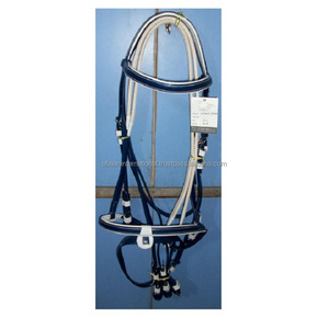 Brida de caballo de resistencia inglesa de alta calidad-Halter Riendas de PVC duraderas Logotipo personalizado Biothene acolchado Múltiples colores para ecuestre - Product Image 5