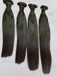 Venta al por mayor 100% cutícula alineados doble dibujado hueso recto virgen extensiones de cabello humano 10A 12A 15A vietnamita paquetes de cabello crudo - Product Image 3