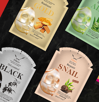 Nouveau Masque de Soin du Visage Luxe 4 Effets Apaisant Anti-Âge Extrait de Plantes Naturelles Réparateur Raffermissant Anti-Acné Meilleur Masque Facial de Beauté