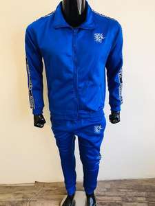 Chándal personalizado de alta calidad para hombre, ropa de entrenamiento y jogging de algodón y poliéster, teñido liso para la temporada de otoño - Product Image 3