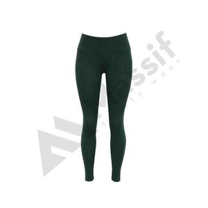 Mallas de LICRA con estampado de sublimación de alta calidad XL para mujer, tela de encaje informal para Fitness, patrón de logotipo transpirable en la cintura - Product Image 5