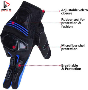 Gants de motocross en cuir de mouton de qualité supérieure conception personnalisée moto de course conduite gants de moto en gros pour un usage sportif - Product Image 5