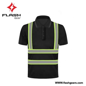 Uniforme de Construction sur mesure pour hommes, chemise courte à manches longues, réfléchissant Hi Vis, sécurité sur route - Product Image 3