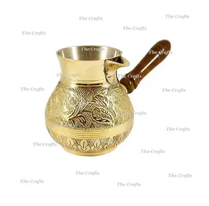 Yaprak kabartmalı tasarım çay Pot kahve makinesi ahşap saplı başbakan kalite en çok satan hizmet çay potu