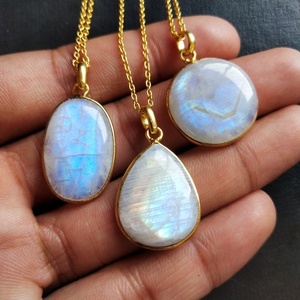 Wire Wrapped Crystal Pendant rainbow <b>Moonstone</b> <b>Bracelet</b> Red Stone Pendant Gemstone Keychain rainbow <b>Moonstone</b> Acorn Pendant - Product Image 6