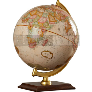 Globe terrestre de bureau Meta, éducatif, géographie, décoration artistique, métal, écologique et durable, unique - Product Image 3