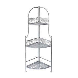 Barato 3 Planta Estratificada Estante อัล Aire,เสาโลหะบรรณารักษ์เดอฟลอเรส - Product Image 6