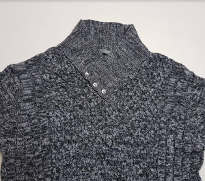 Pull-over pour homme de qualité supérieure, décontracté, ultra doux, 95% coton, col châle, manches longues, uni, lot de stock du Bangladesh - Product Image 1